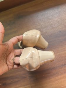 Elegant Beige Heels office or casual wear