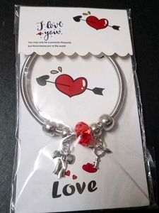 Kada With Unique Love Charm.