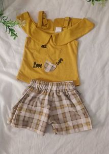 Baby Girls Top Bottom Set 👌🏻