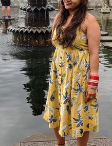 Tropical Print Sundress