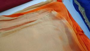 Double Coloured 6 Peace Set Dupatta