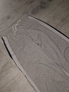 Grey Flared Gym Trousers