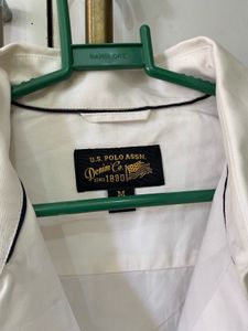 Solid White Shirt Men’s