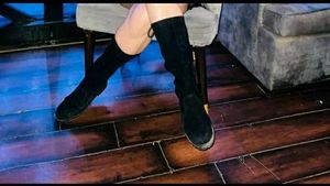Black Suede Boots