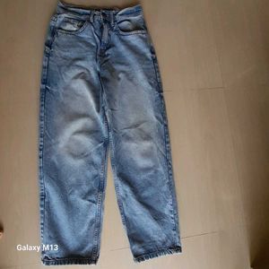 Light Wash Wide Leg Jeans
