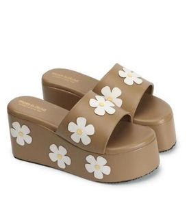 Floral Platform Sandals