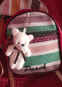 Cute Striped Backpack