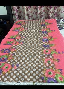 Multi Colour Printed Beautiful Saree