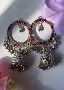 Colorful Jhumka Earrings