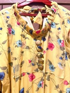 Pretty Yellow long dress