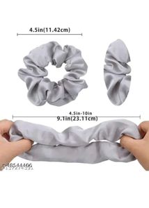 Hair Scrunchies For Women And Girls Pack Of 4