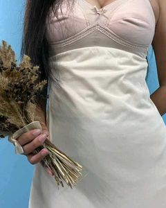 Slip Nightgown With Lace Details