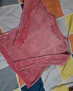 Pink Knit Sweater &amp; Jeans