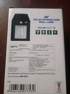 Solar Interaction Wall Lamp
