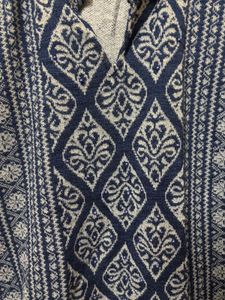 Blue Wool Kurta