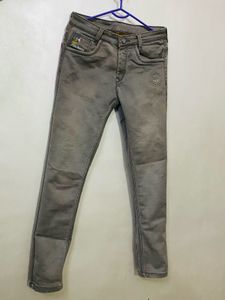 Stylish Grey Denim Jeans