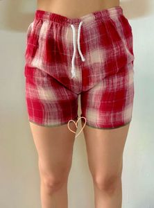 Red Plaid Shorts