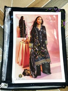 Floral Black Salwar Kameez