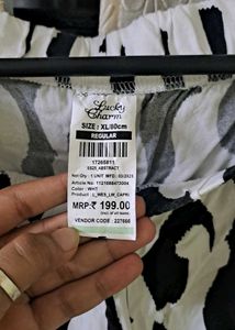 Patterned Pant