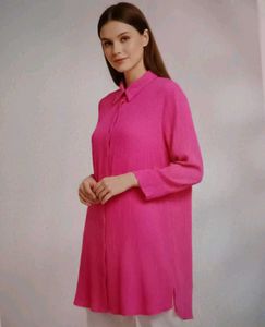 Pink Button-Down Shirt