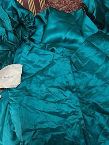 Perfect Puff Sleeves Vintage Blue Gown✨