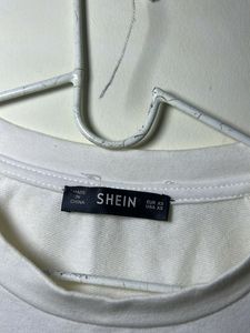 Shein Color Block Cropped Sweatshirt