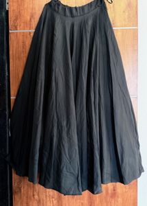 Elegant Black Ethnic Skirt