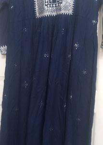 Nevy Blue Sequence Kurti