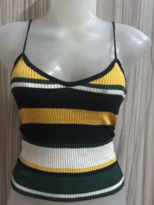 Striped Knit Cami Top