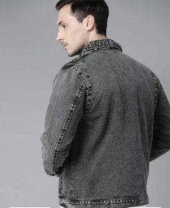 Roadster Gray Denim Jacket, XXL Size