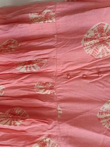 Peach Printed Kurta 🔥🩸🌸