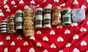 Nine Combo Bangles Set