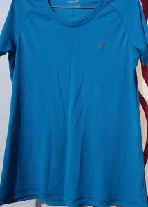 Raglan Sleeves Round Neck Sports T-shirt