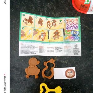 cute mankey toy and Blue to