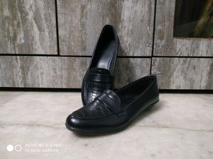 Black Leather Loafers
