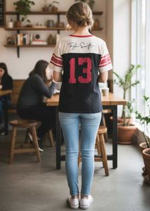 🎸 Taylor Swift &#34;RED&#34; Football Style Tee 🎸