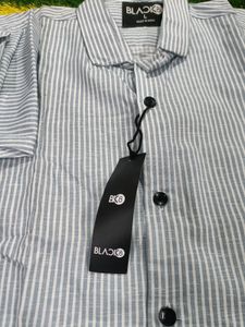 BLACK8 COTTON SHIRT