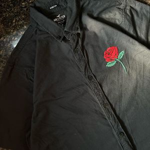 Embroidery Rose Hilfiger Shirt