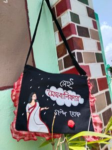 Handpainted Canvas Bag