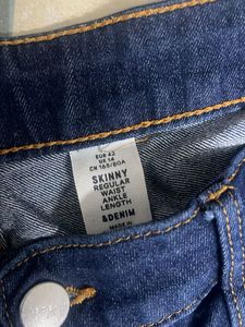 Dark Wash Denim Skinny Jeans Women