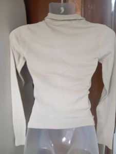 Grey Long Sleeve Top