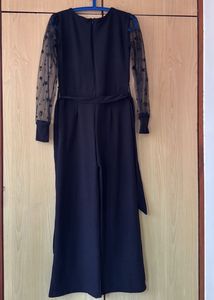 Bkack Print Jumpsuit