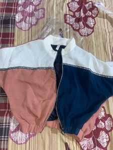 Stylish Color Block Jacket