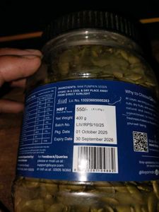 Livyor Raw Pumpkin Seeds for eating - 400gm (B)