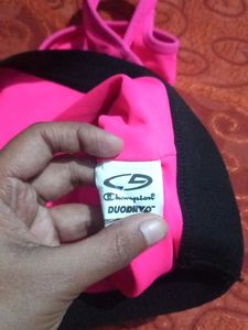 Hot Pink Sports Bra