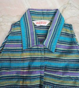 Paul Ropp Vintage Striped Halterneck Top