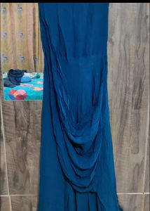 Elegant Blue Ethnic Gown