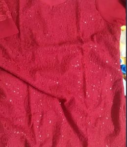 Chikan kari only Kurta For Women