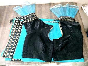 💙Heavy Partywear Saree + Blouse-Rs.999+Freebie🎁