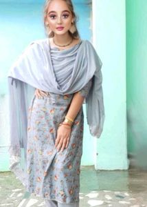 Grey Kurta Set